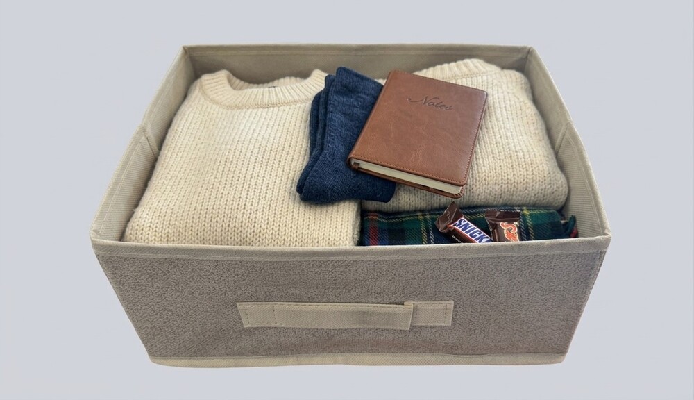 Collapsible Storage Containers Tan Collapsible  by Essentials